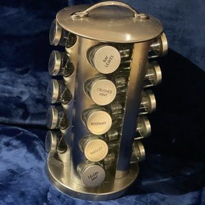 Stainless Steel Rotating Spice Rack
